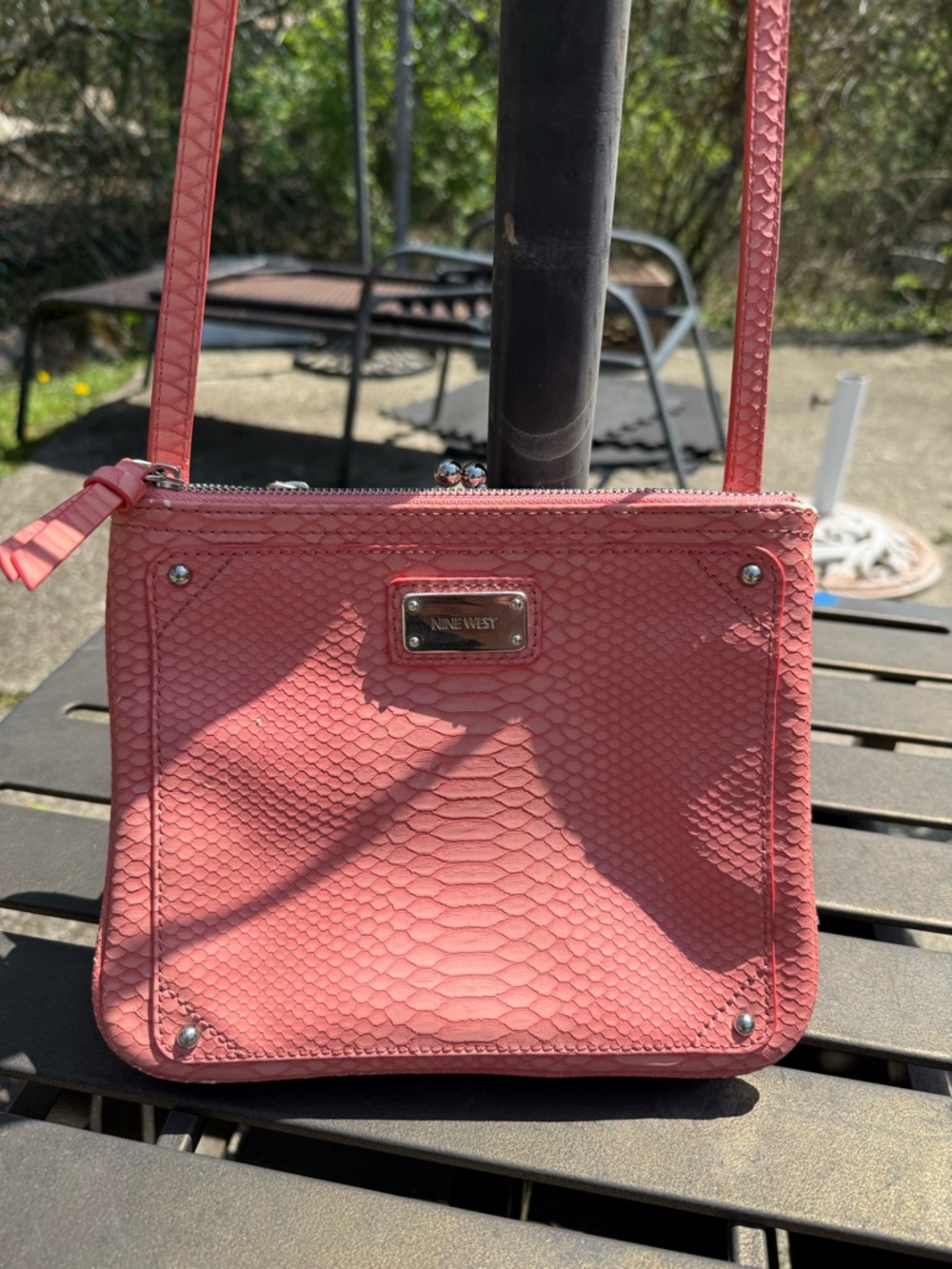 Nine West Coral Textured Crossbody Bag - Picture 3 of 4